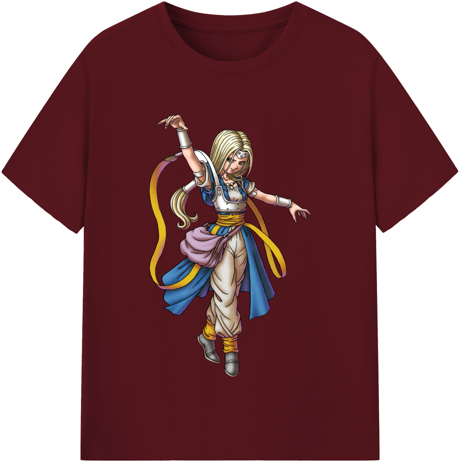 （画像用） ドラゴンクエスト Doragon Kuesuto Dragon Quest 綿100％半袖Tシャツ（フロントプリント）